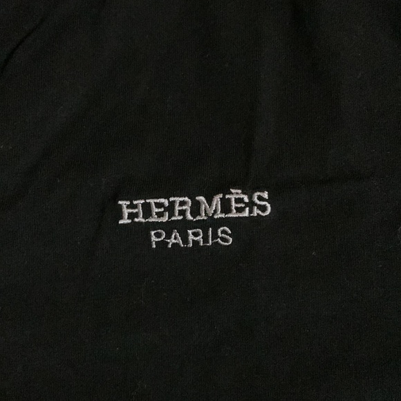 Hermes Paris 100% Premium Super Soft Silky Cotton Polo Shirt - Medium-Large - Picture 3 of 5